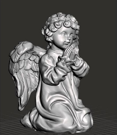 Praying angel 3D Scan by Flyinghirsch