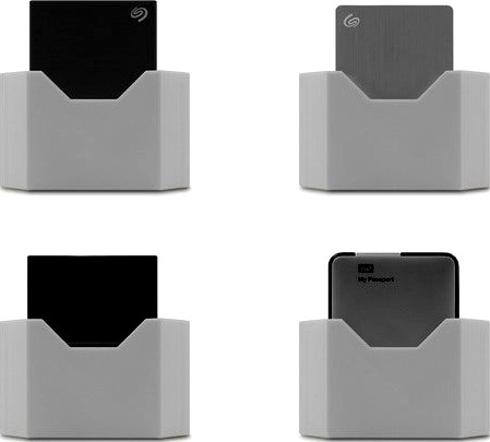 Magnetic External 2.5" Hard Drive Pocket by STEGOBOARD