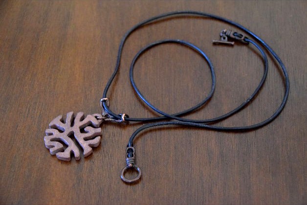 Intrepid Fiber (Pendant - Differential Line Growth) by voidbubble