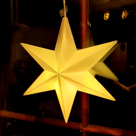 simple Christmas star - Christmas decoration by chriswberlin