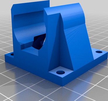 40mm Fan Mount for Bowden (E3D v6) by ajaybnl