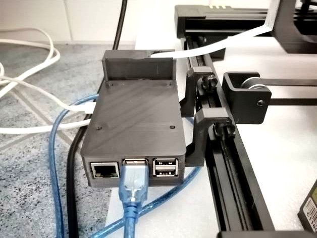 Remix Raspberry Pi Chiron Mount for Camera with Objective, clipped 2020 mount, shorter arm by Phyti1