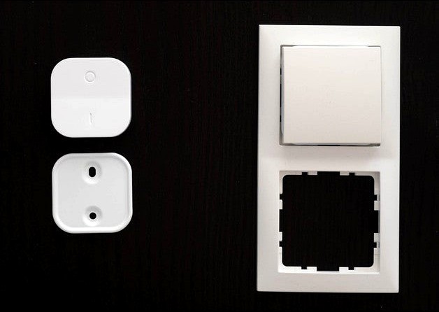 Ikea zigbee remote in Berker S1 design by olialb