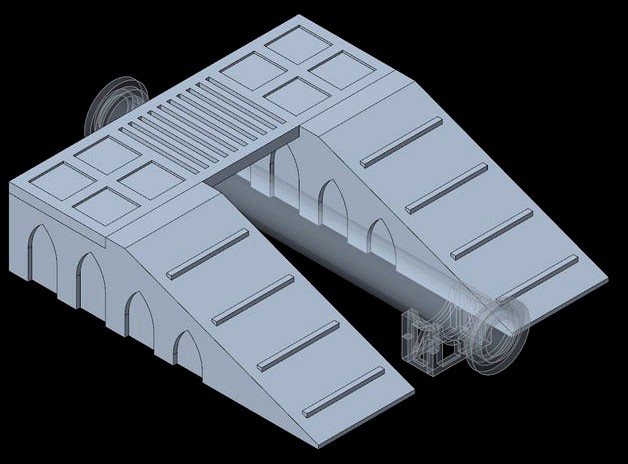 Bridge for pipeline (tabletop 40k) by Gotrekj