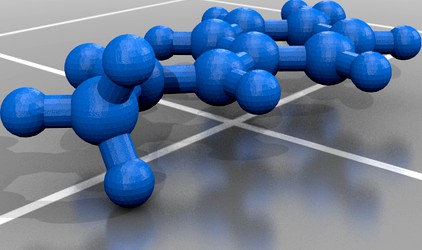 Paracetamol molecule by Flashprin1