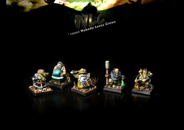 Corbeau Dwarven Expert Engineers Team by CorbeauProd