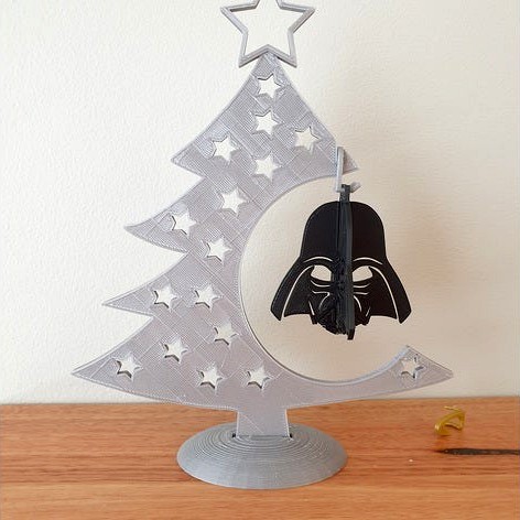 Darth Vader Christmas Bauble by CheesmondN