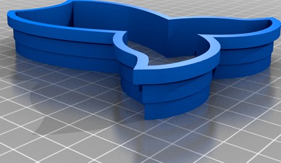 Mermaid Tail Cookie Cutter  by TaDa1096