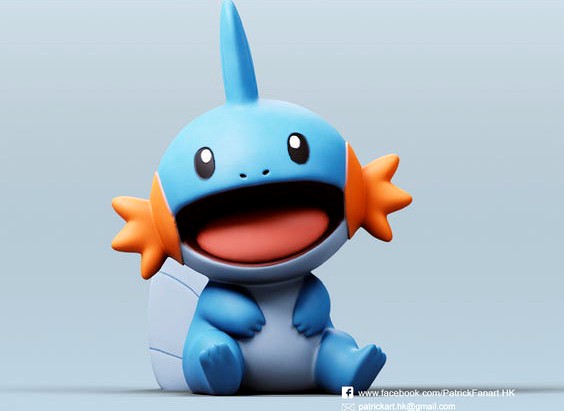 Mudkip(Pokemon) by PatrickFanart