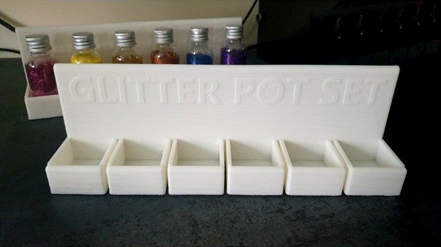 Glitter Pot Set Organiser by kamionista