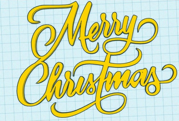 Christmas script Wall Art by rkxone