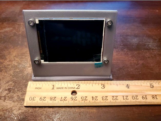 Minimal case for ESP32 + ILI9341 by jeffthiele