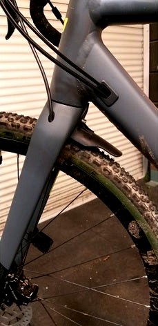 Tiny mud guard road bike by Hatsyflatsy