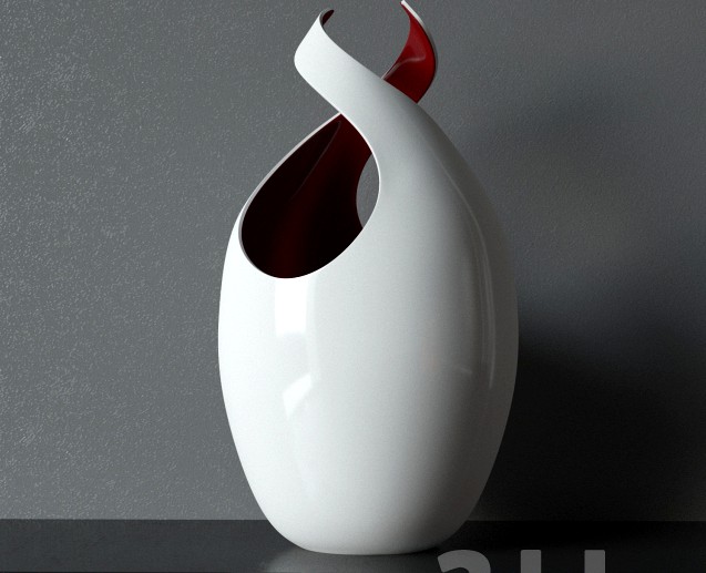 ARIA RED VASE