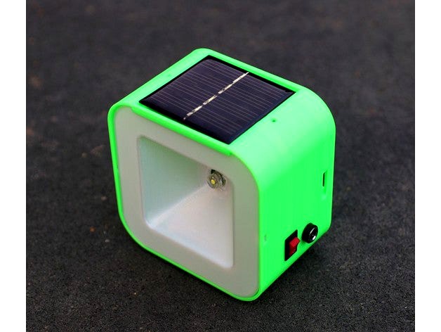 DIY Solar Lamp  by OpenGreenEnergy