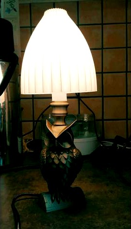 New owl lamp (for E14 bulb or similar size)  by Nebetbastet