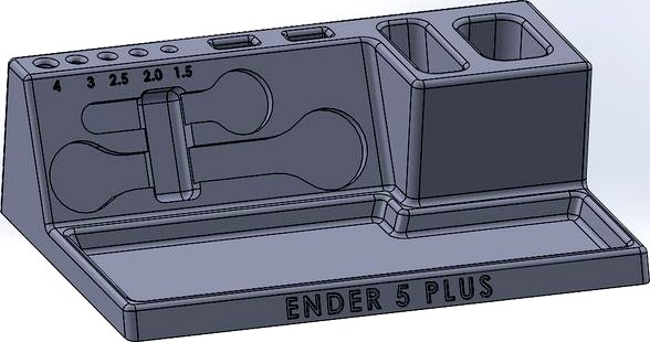 Ender 5 Plus tool holder by mlangseth