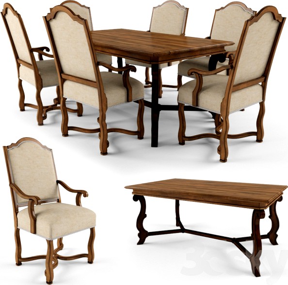 Century Furniture Table and Chairs