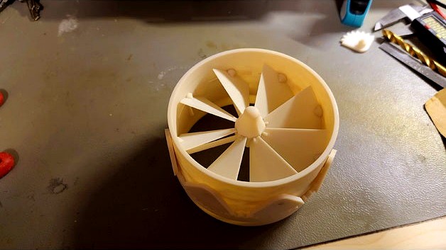 Variable air inlet vane by Ouwekaas