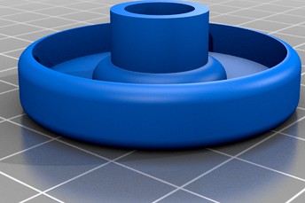 Dishwasher (AEG) wheel spare part by daest