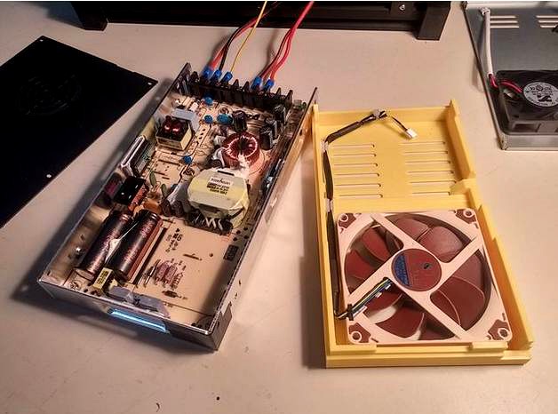 CR-6 SE Power Supply Cover 92x92x14 fan by artworkvideo