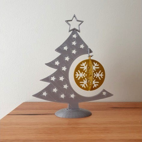 Christmas Bauble display tree by CheesmondN