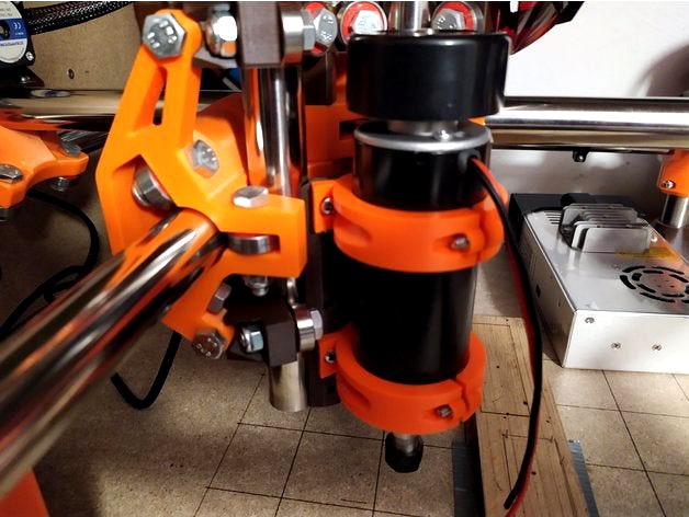 Mpcnc spindle mount by parek