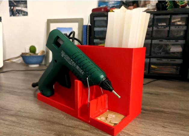 Glue gun Holder by elliot_projets