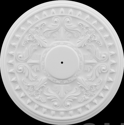 Rosette ceiling.