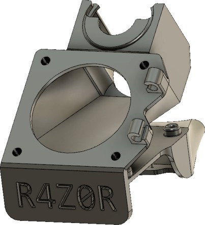 R4Z0R Dual 40mm Fan&Blower Duct for E3d V6 by acme_corp