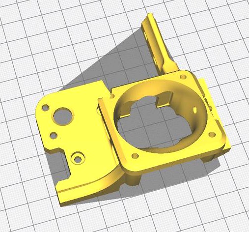 Creality Stock Hotend Mount for Ender 5 by SnakeP