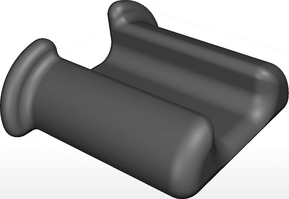 Oculus Touch controller strap guide for camera grip by Gertsen