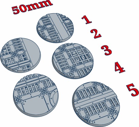 50mm bases "Walkway" by SevenUnited