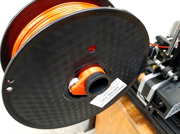 Filament spool roller for Ender by Hemi345