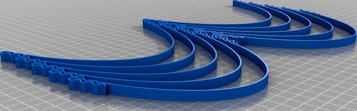 Spacer Clip for mask 25 cm by MAKERS4ALL