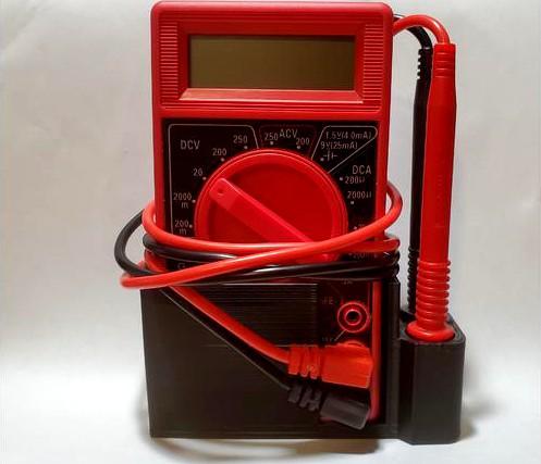 Basic Multimeter Holder by imabored