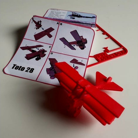 FAMOUS PLANES - Fokker Dr.I kit card by toto_28