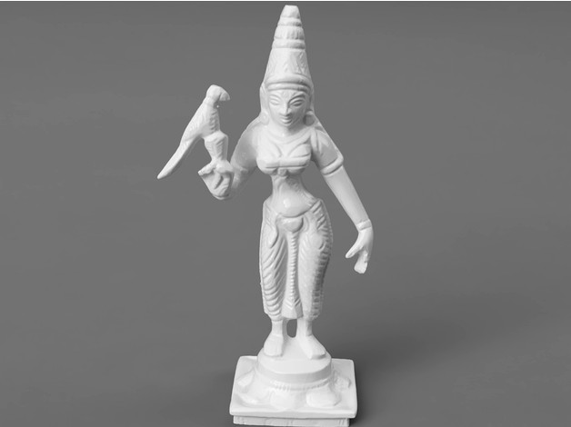 Meenakshi - Fish Eyed Warrior Goddess by ScanHinduHeritage