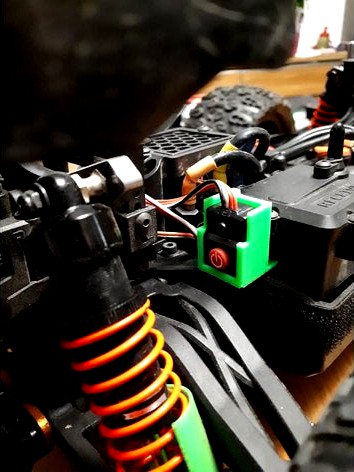 Hobbywing EZRUN MAX10 SCT Switch Holder - Team Magic E5 HX by AcJoker2
