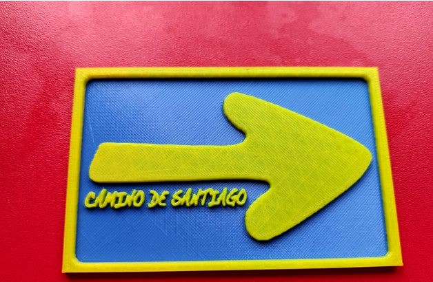 Flecha del Camino de Santiago (Arrow Logo) by maxmafia