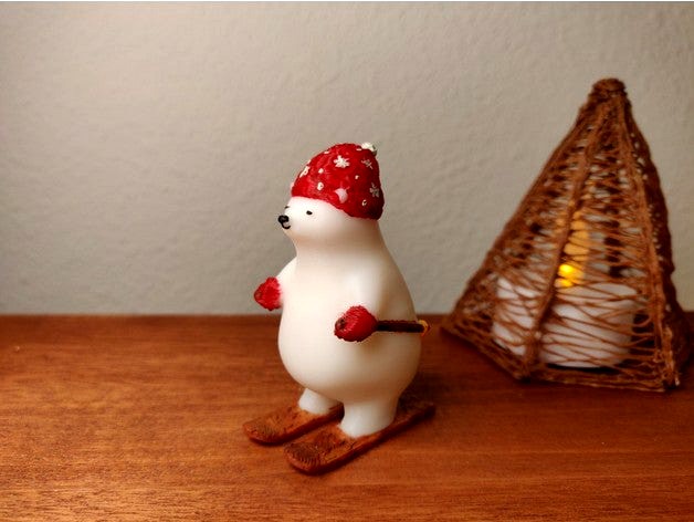 KUMATY : Skiing Polar Bear by takman29