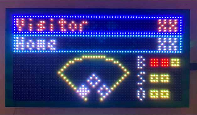 LED Matrix Frame for 32x64 P4 LED Panel (AdaBox 16) by AfterTen