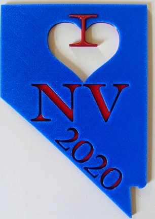 "I Love Nevada 2020" sign by bobcat42