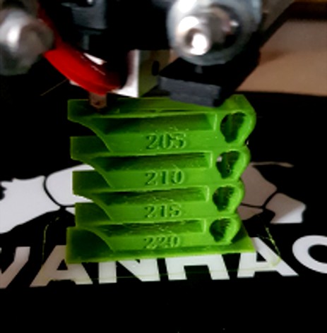 Temperature Tower for Delta printer by fx83