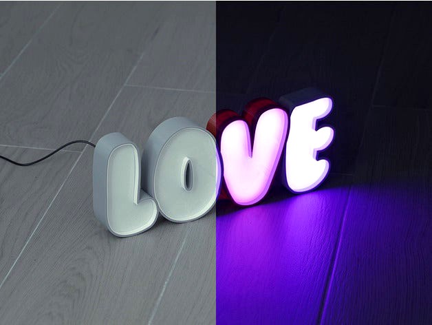 LED Marquee Love by dukedoks
