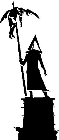 Pyramid Head stencil by Longquang