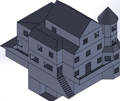 Troll Skull Manor(Playable Building 2nd Floor) by Rurounininja