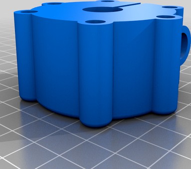 Velbon DF-10ML Ball Head Mount Converter by 3d_model_guy