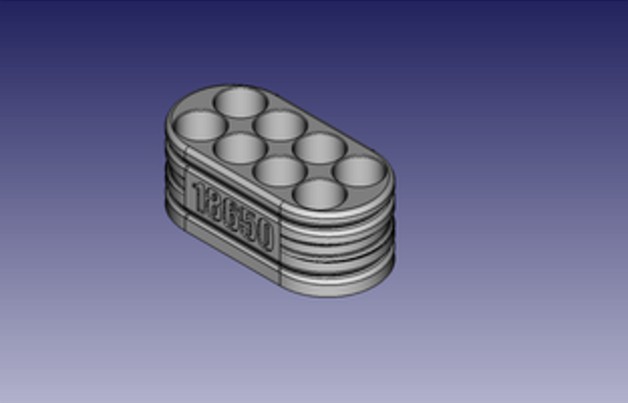 18650 holder by RikuSi