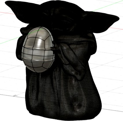 baby yoda - easter version by D3DP_SamuelMazuy